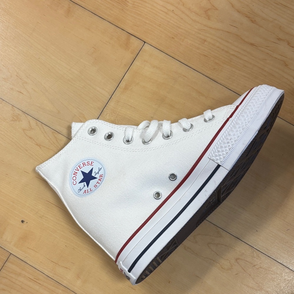 Ladies wedge converse white new w tags